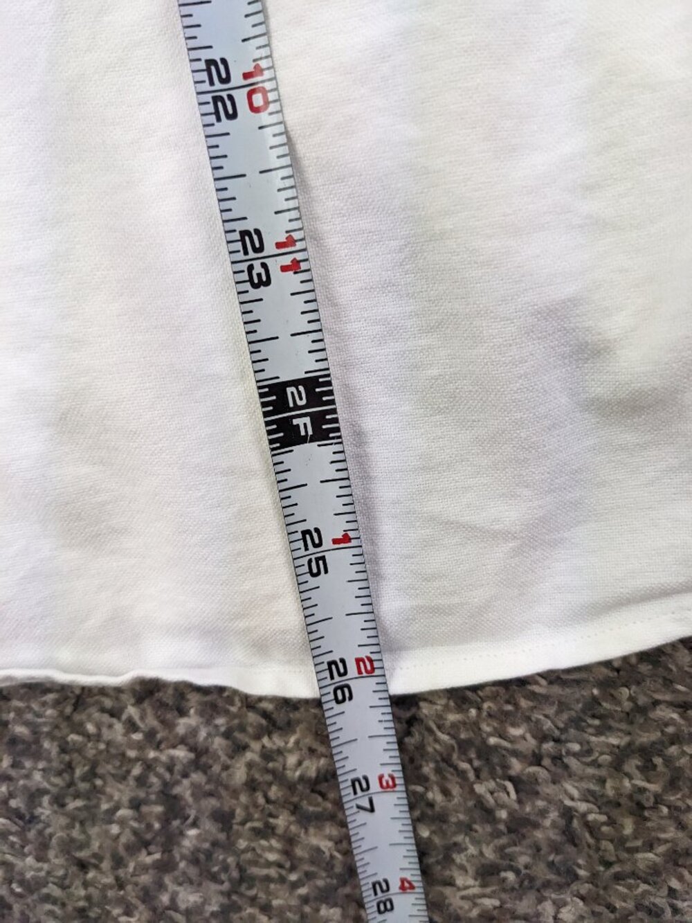 Vintage Ralph Lauren Shirt White Oxford L/S Button Down Womens Size 10 Slim Fit - Picture 10 of 11